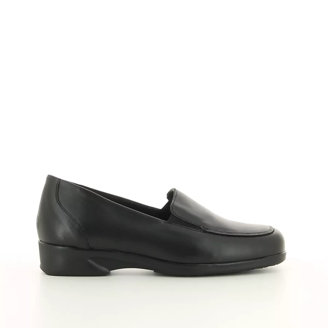 Image (2) de la chaussures Valeria's - Mocassins Noir en Cuir