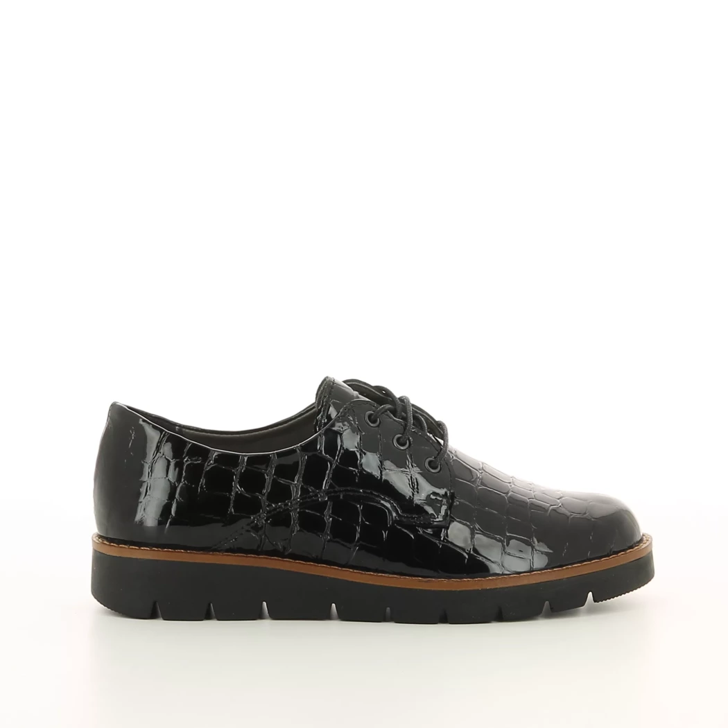 Image (2) de la chaussures Sens - Chaussures à lacets Noir en Cuir vernis