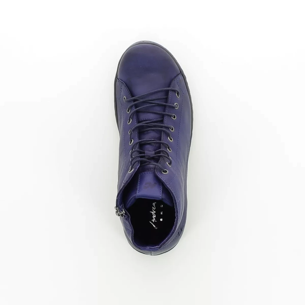 Image (6) de la chaussures Andrea Conti - Bottines Bleu en Cuir