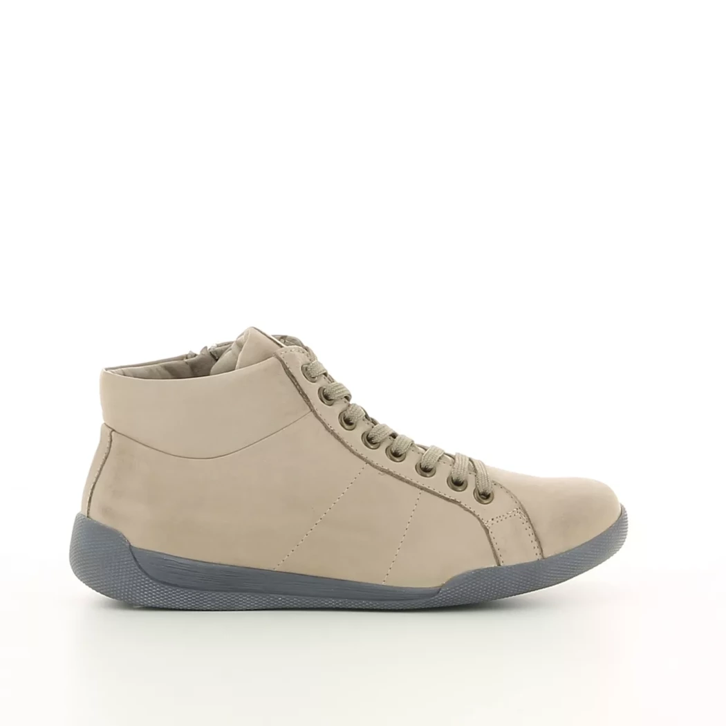 Image (2) de la chaussures Andrea Conti - Bottines Taupe en Cuir