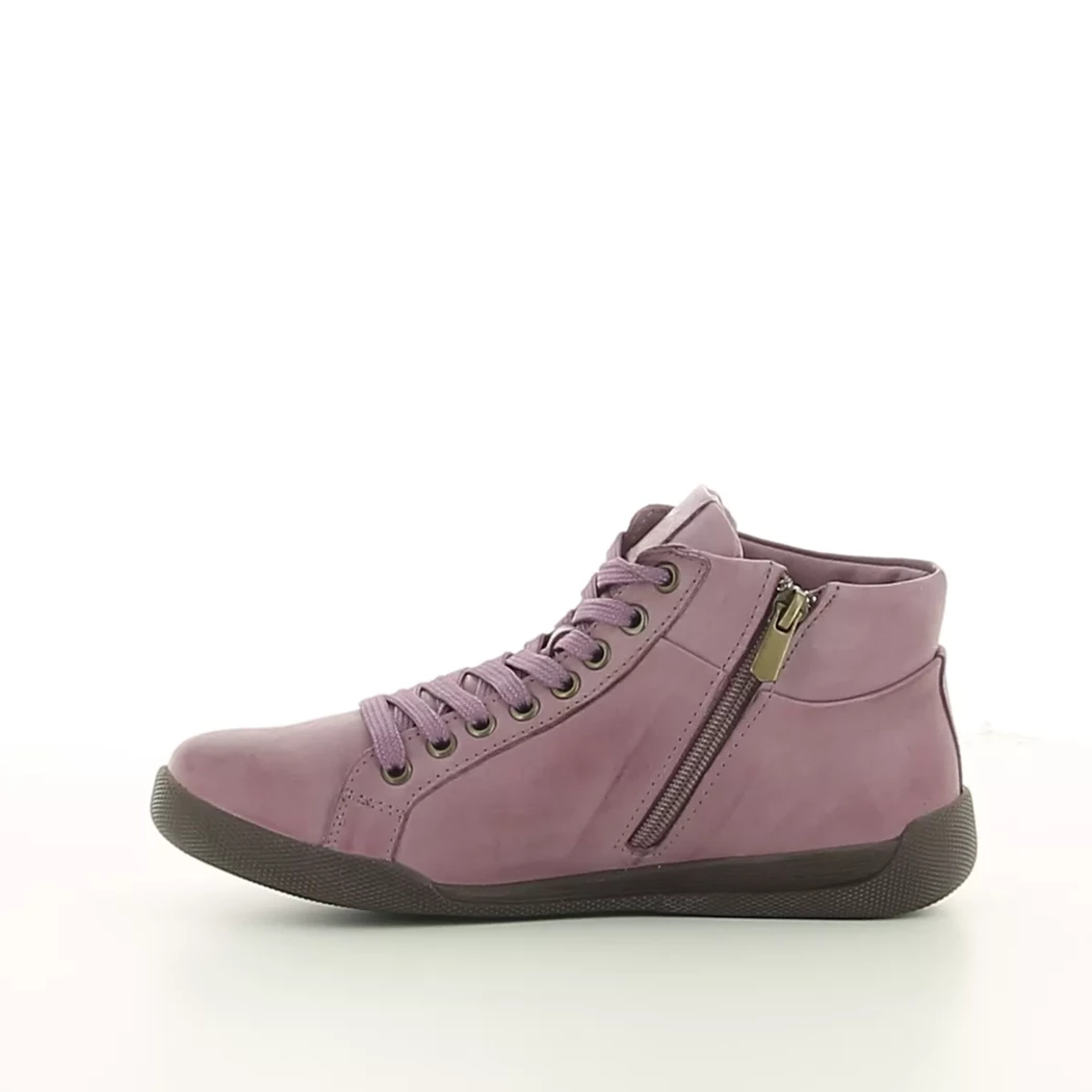 Image (4) de la chaussures Andrea Conti - Bottines Violet / Lilas en Cuir