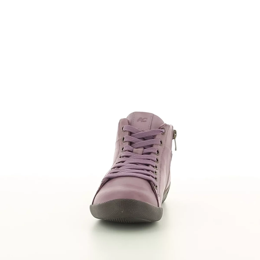 Image (5) de la chaussures Andrea Conti - Bottines Violet / Lilas en Cuir