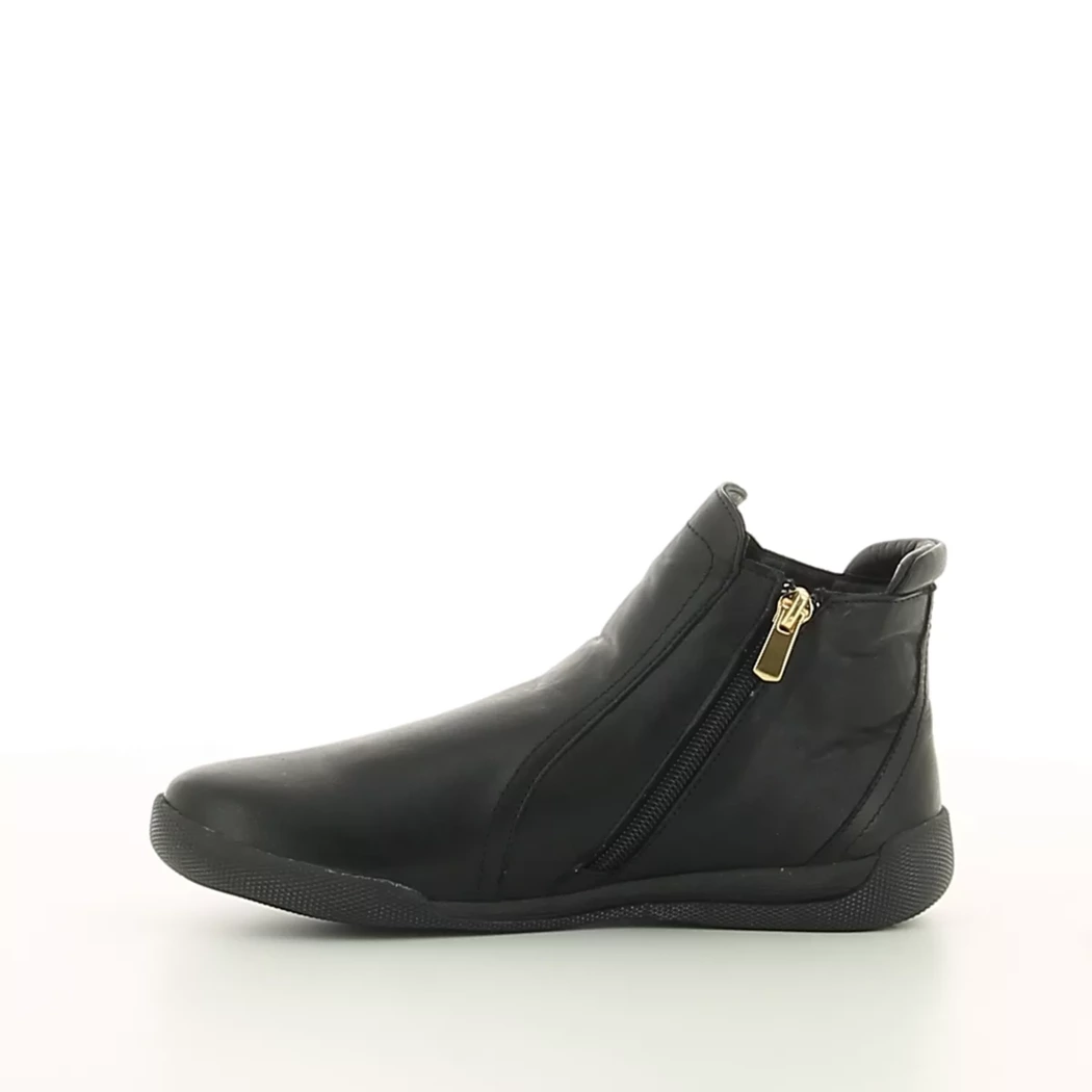 Image (4) de la chaussures Andrea Conti - Boots Noir en Cuir