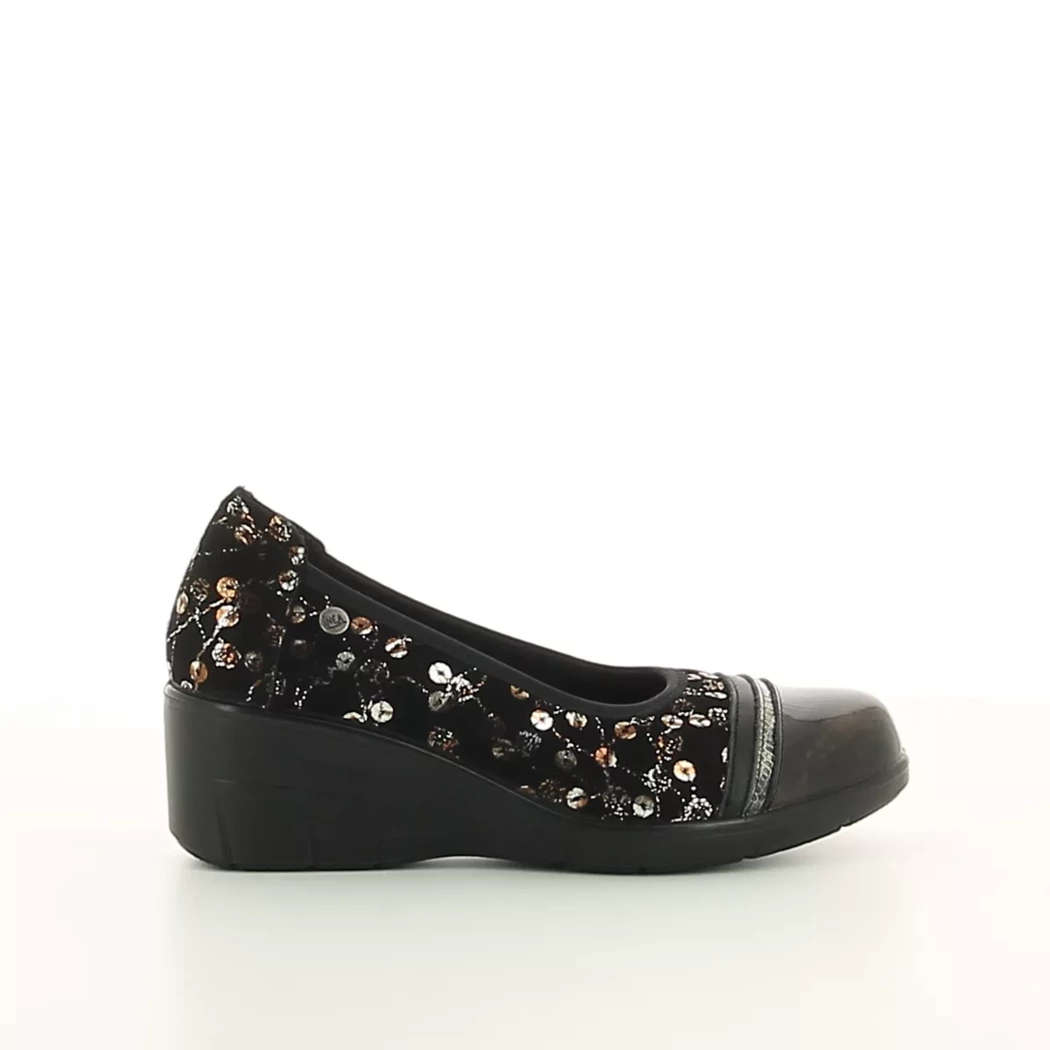 Image (2) de la chaussures Inea - Escarpins Noir en Cuir nubuck