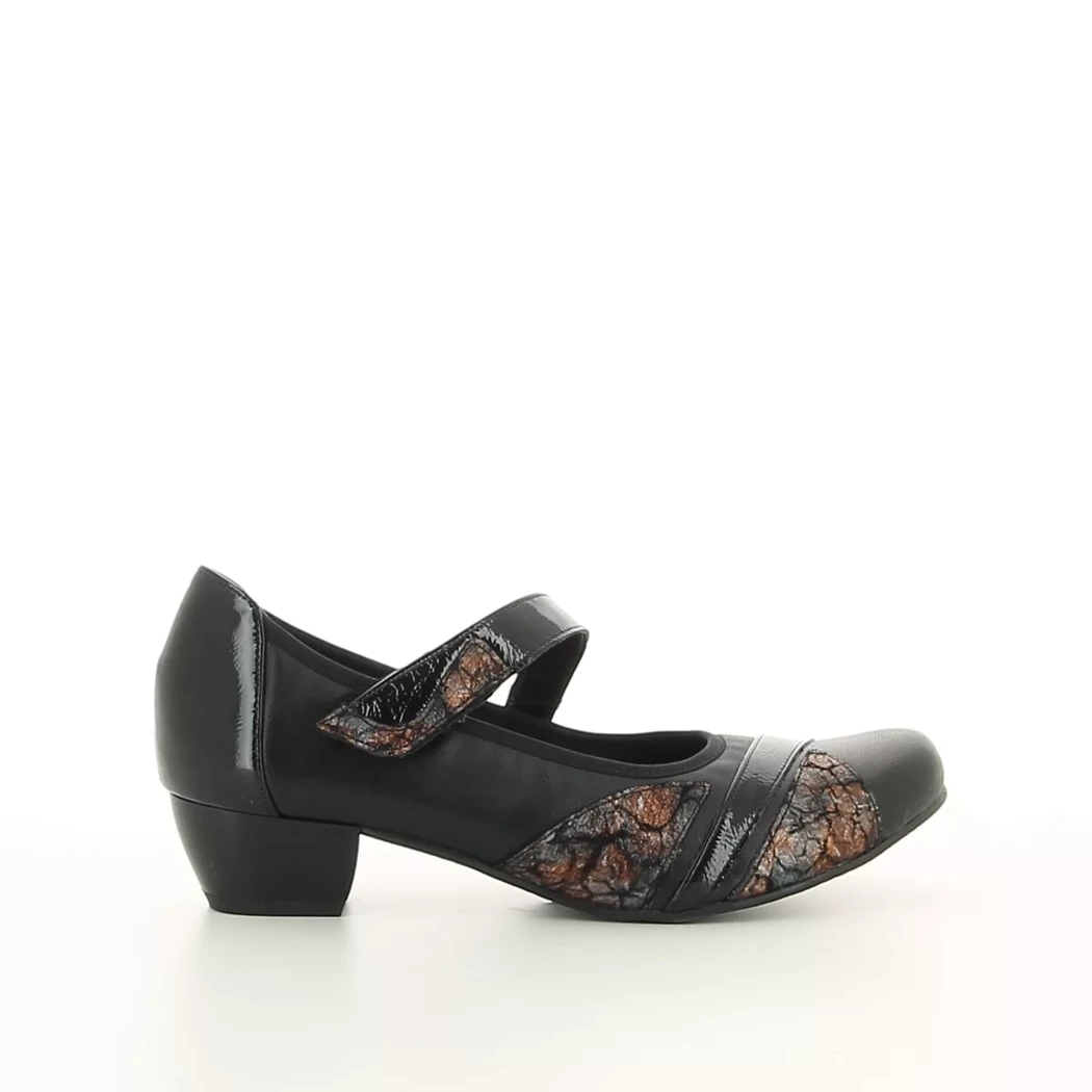 Image (2) de la chaussures Inea - Escarpins Noir en Cuir