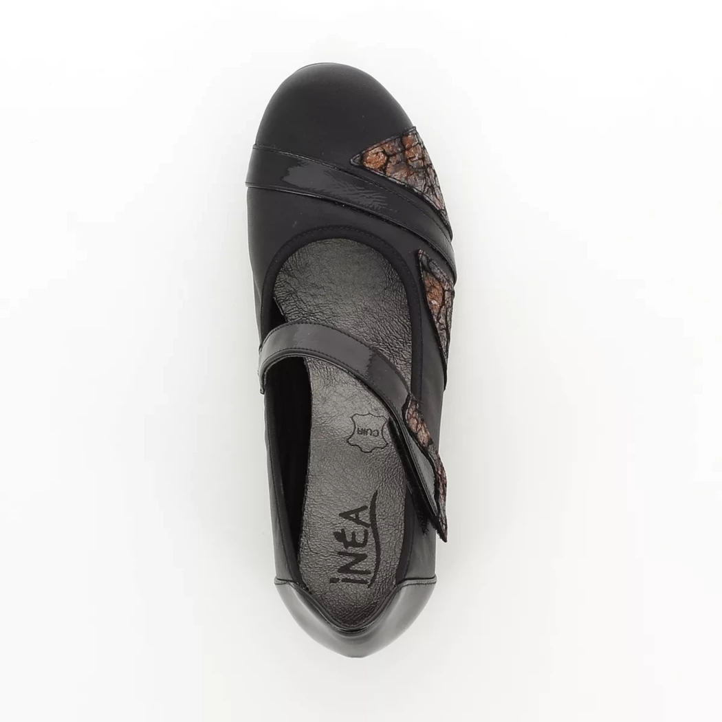 Image (6) de la chaussures Inea - Escarpins Noir en Cuir