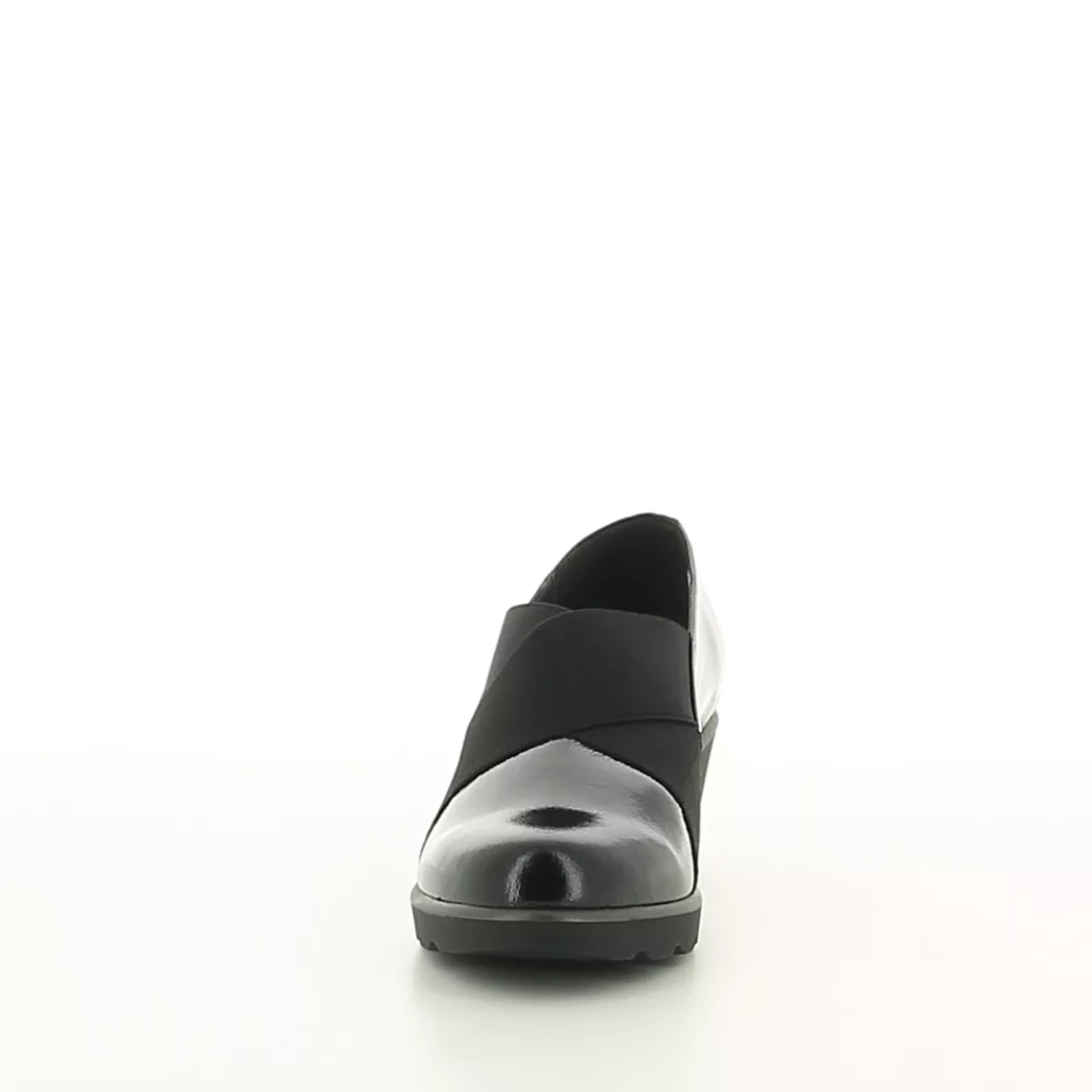 Image (5) de la chaussures Quala - Mocassins Noir en Cuir vernis