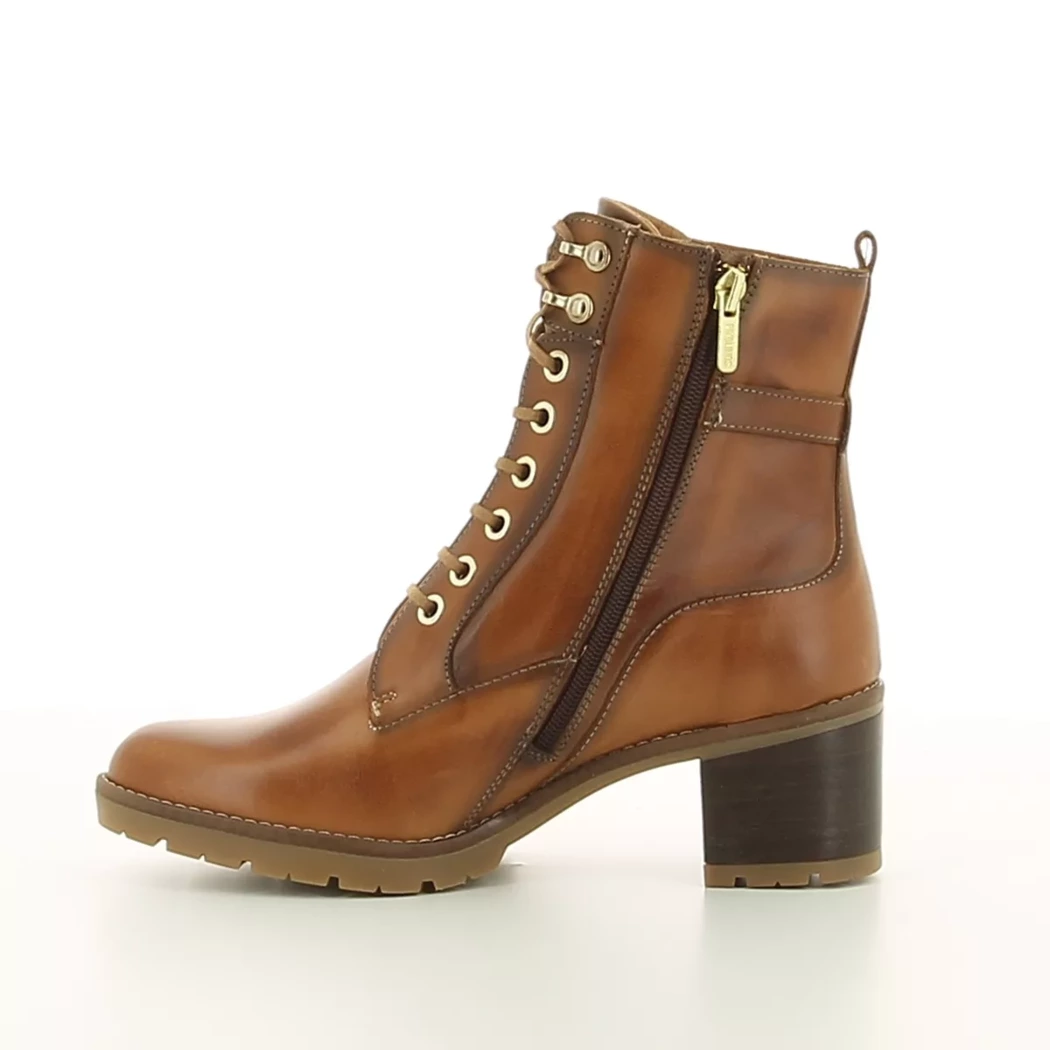 Image (4) de la chaussures Pikolinos - Bottines Cuir naturel / Cognac en 