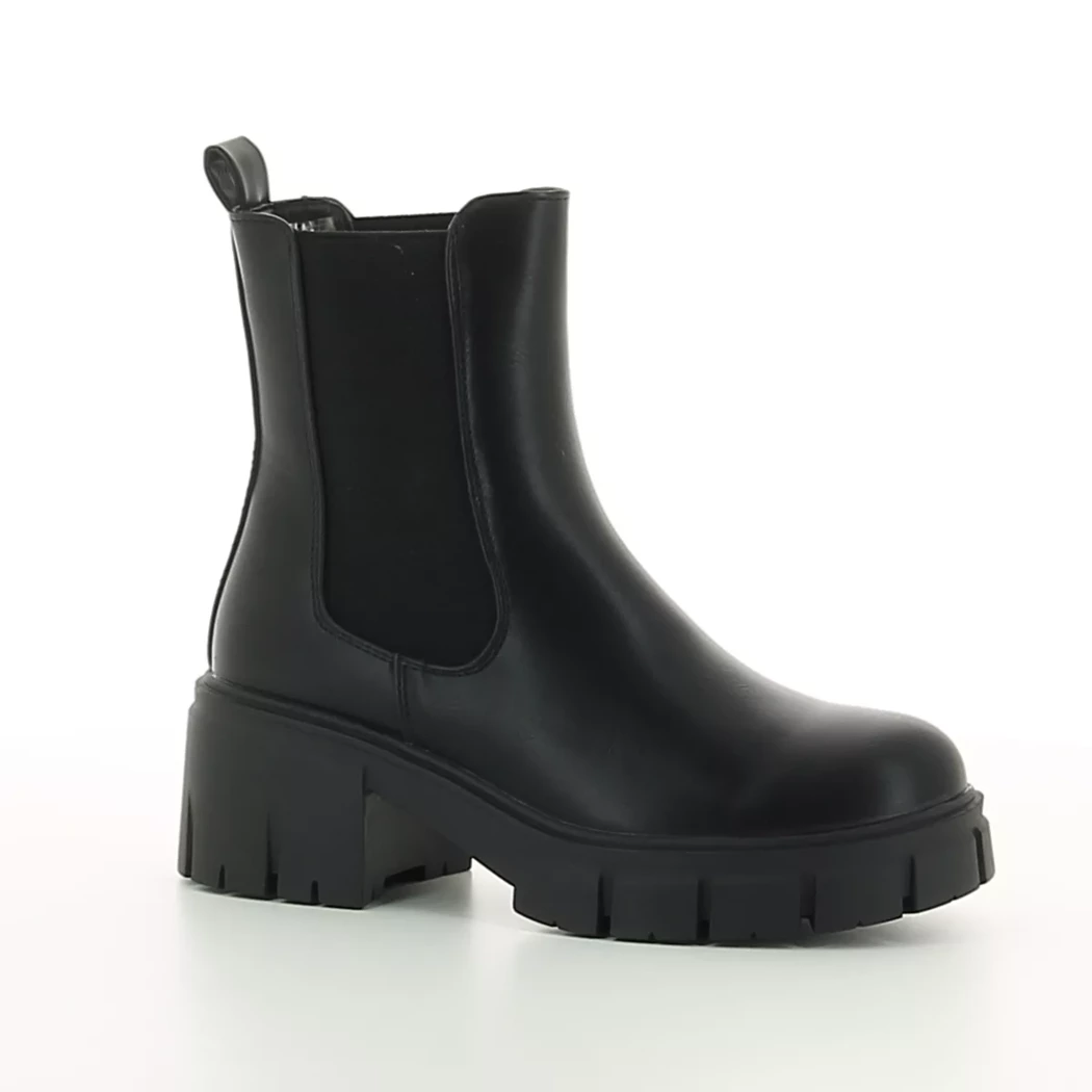 Image (1) de la chaussures Posh - Boots Noir en Cuir synthétique