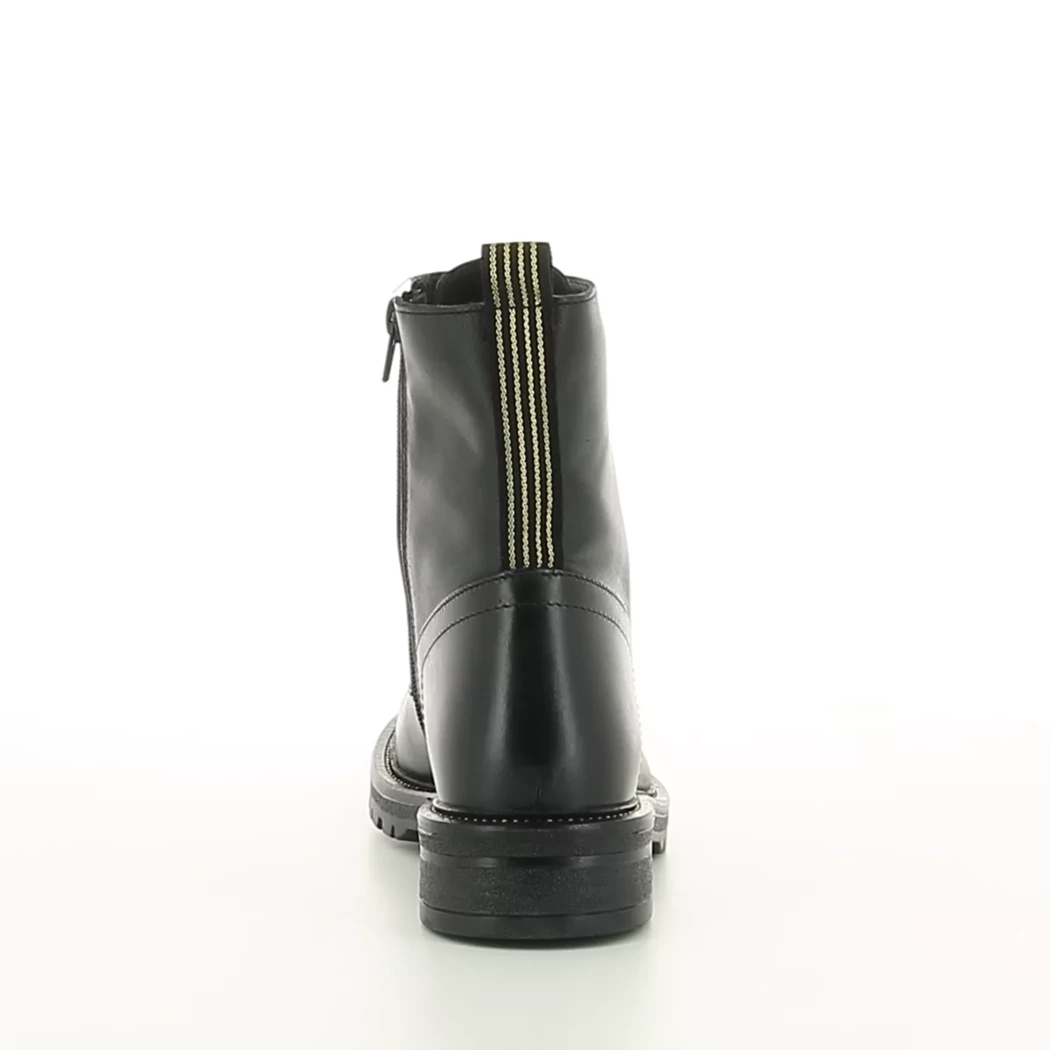 Image (3) de la chaussures Poelman - Bottines Noir en Cuir