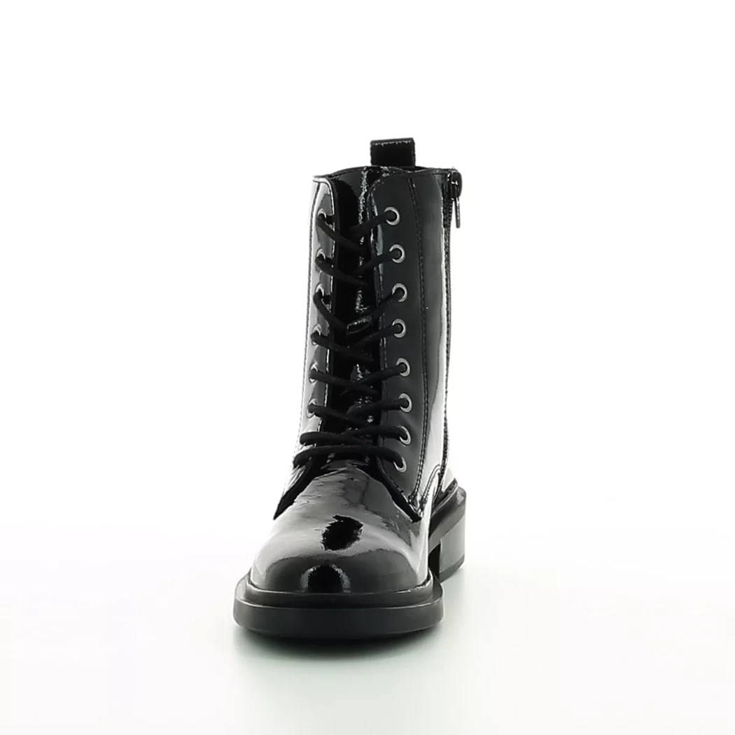 Image (5) de la chaussures Poelman - Bottines Noir en Cuir vernis