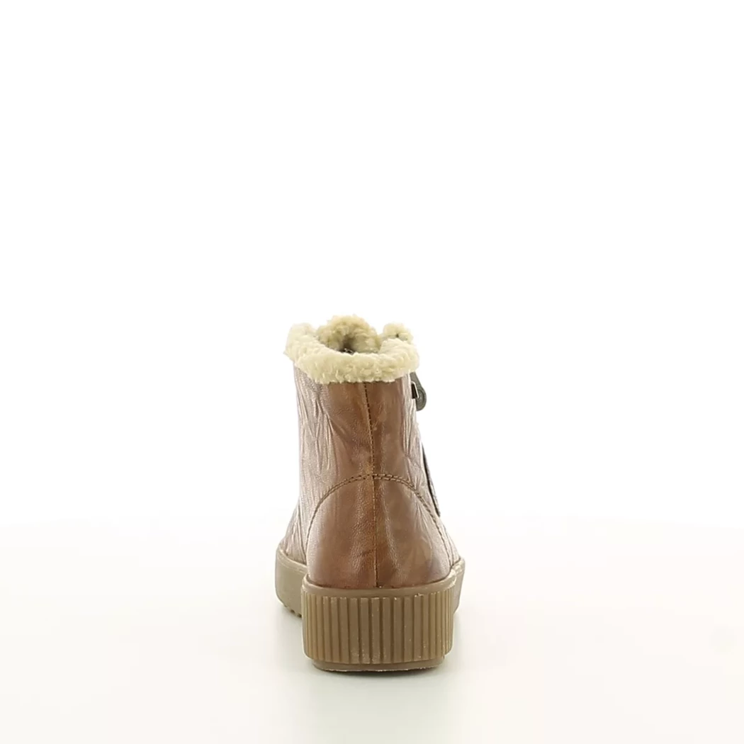 Image (3) de la chaussures Remonte - Bottines Cuir naturel / Cognac en Cuir