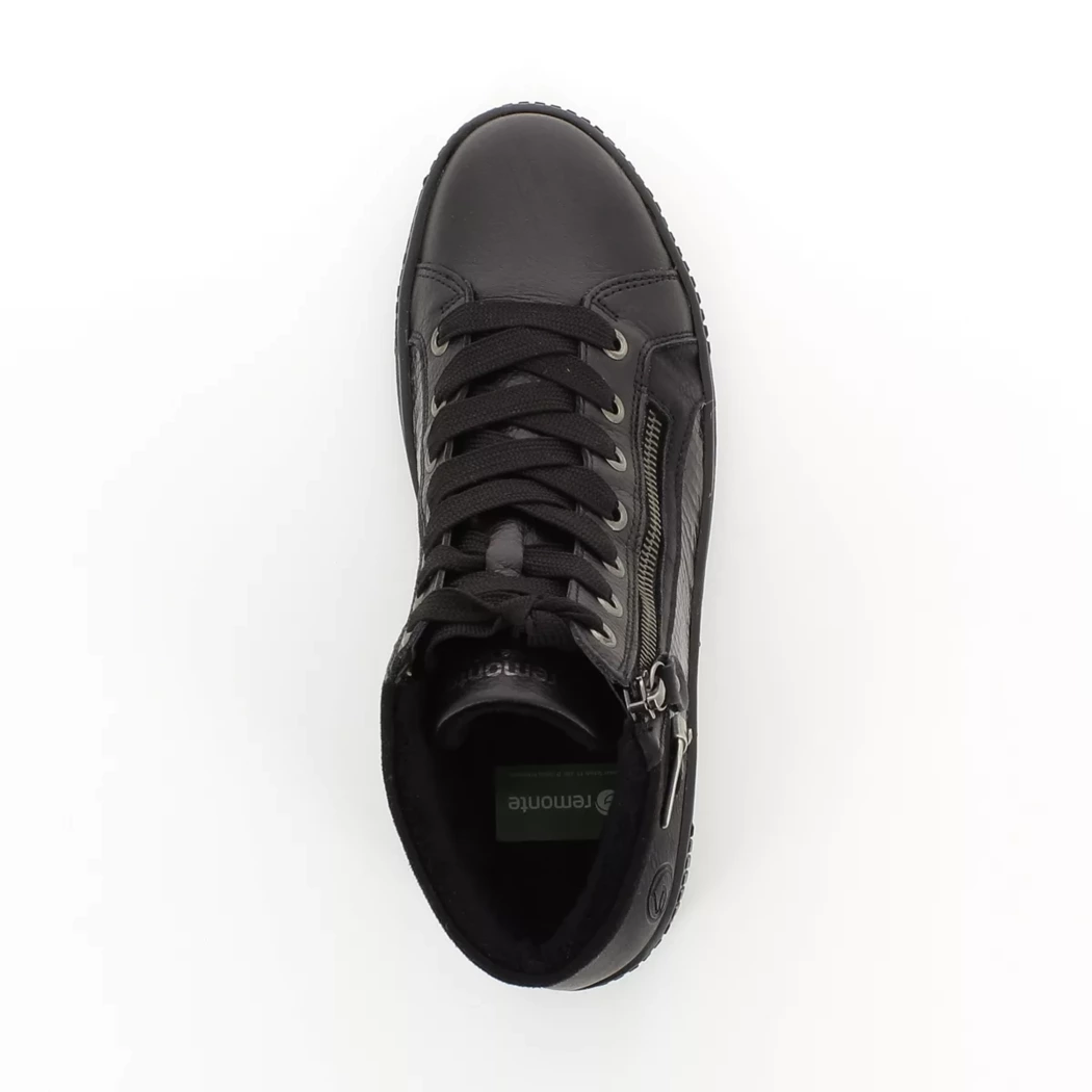 Image (6) de la chaussures Remonte - Bottines Noir en Cuir synthétique