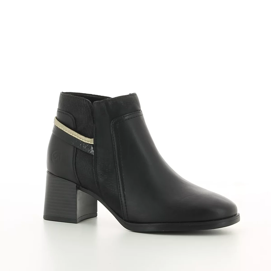 Image (1) de la chaussures Remonte - Boots Noir en Cuir