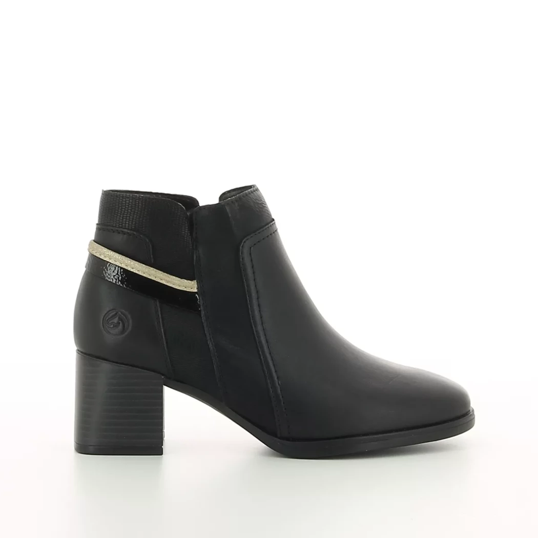 Image (2) de la chaussures Remonte - Boots Noir en Cuir