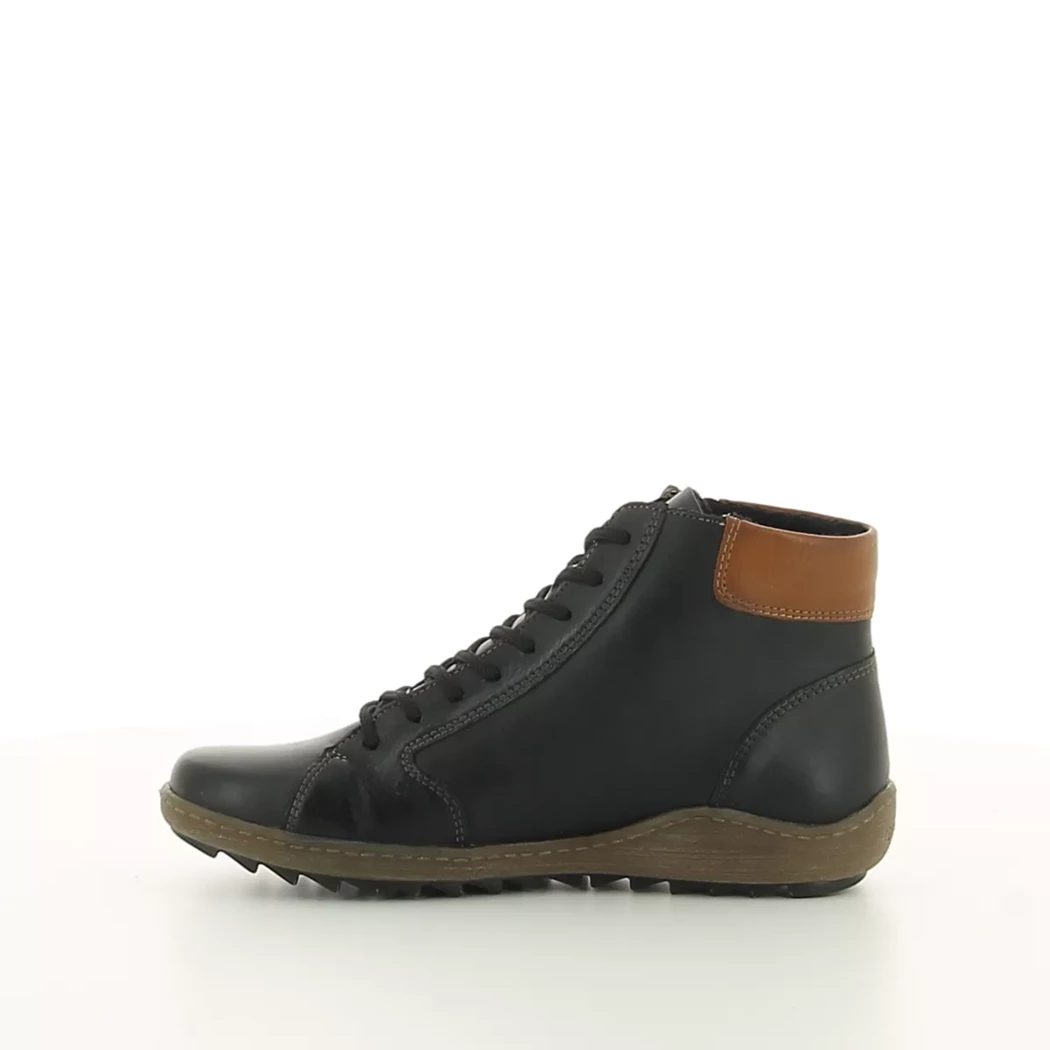 Image (4) de la chaussures Remonte - Bottines Noir en Cuir