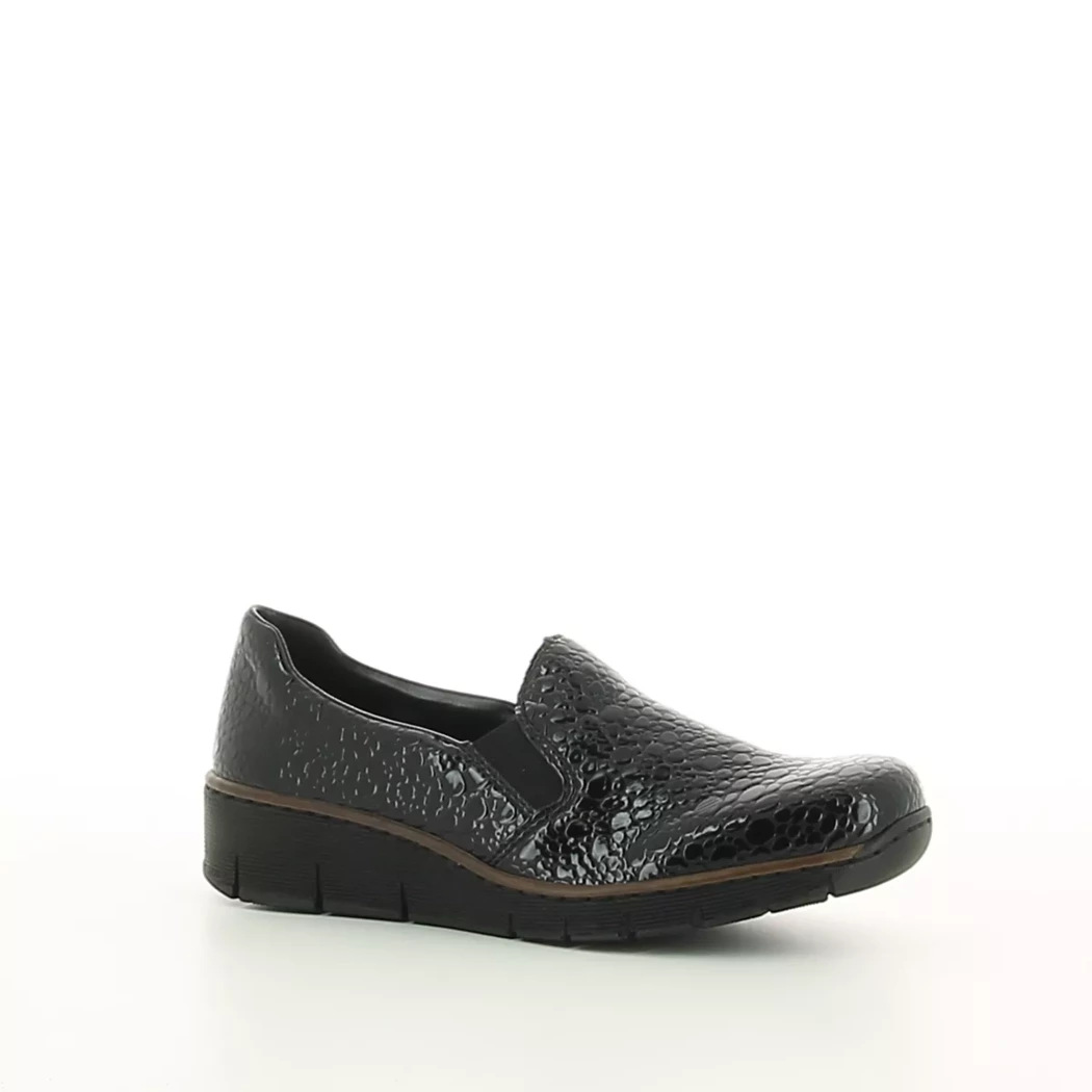 Image (1) de la chaussures Rieker - Mocassins Noir en Cuir synthétique