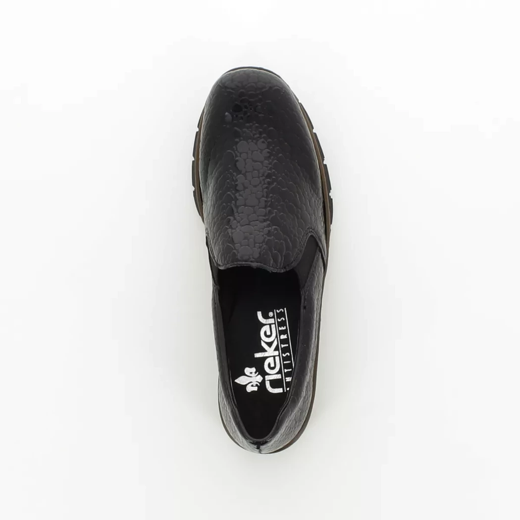 Image (6) de la chaussures Rieker - Mocassins Noir en Cuir synthétique