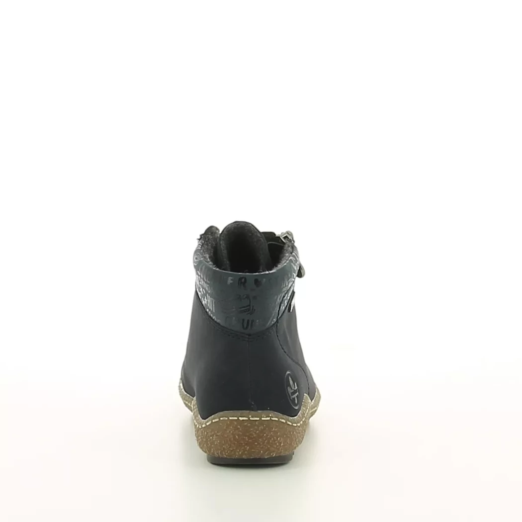 Image (3) de la chaussures Rieker - Bottines Bleu en Cuir synthétique