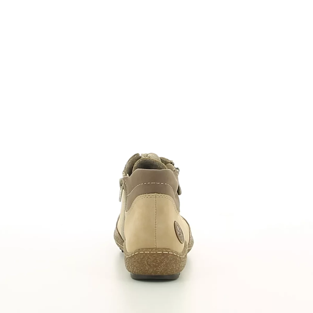 Image (3) de la chaussures Rieker - Bottines Beige en Cuir synthétique