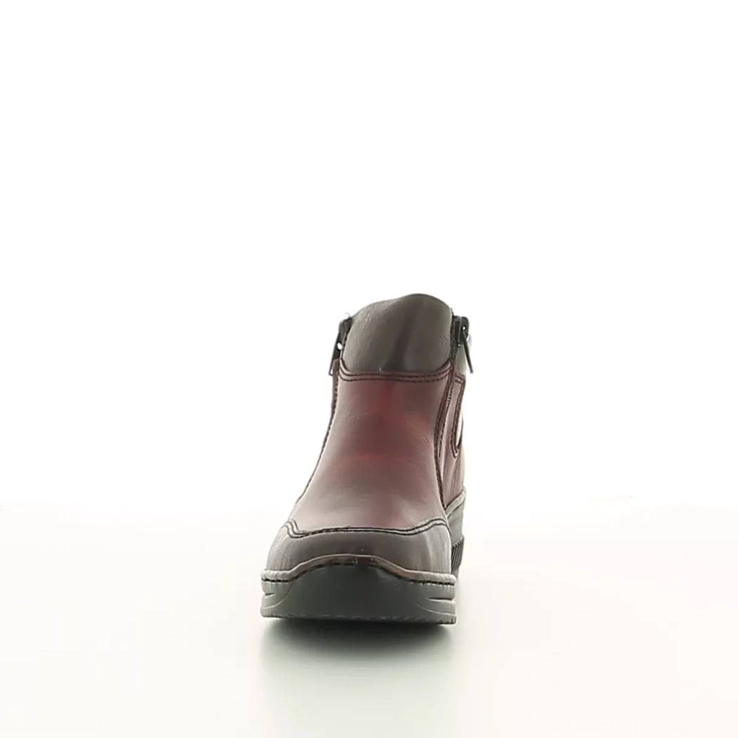 Image (5) de la chaussures Rieker - Boots Bordeaux en Cuir