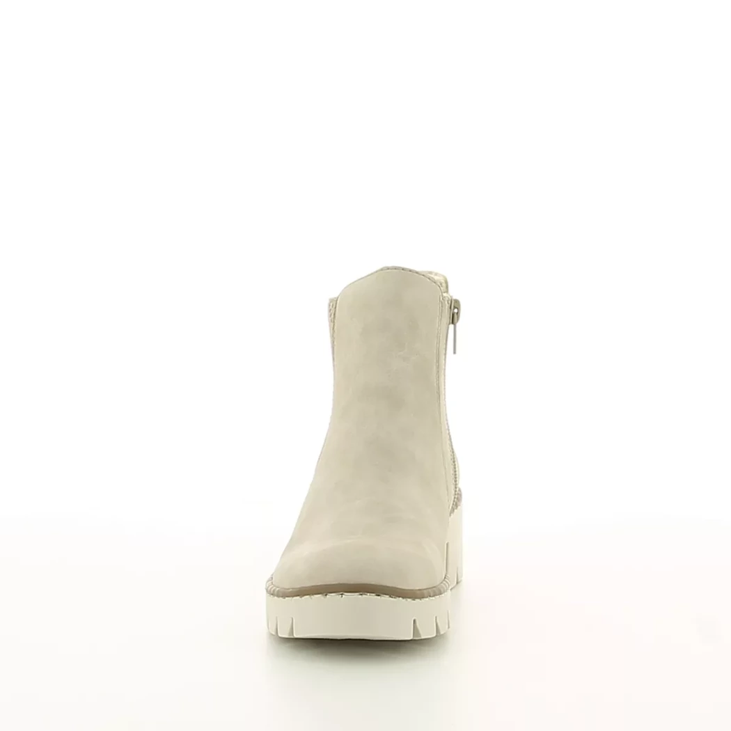 Image (5) de la chaussures Rieker - Boots Beige en Cuir synthétique