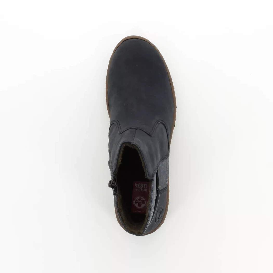 Image (6) de la chaussures Rieker - Boots Bleu en Cuir synthétique