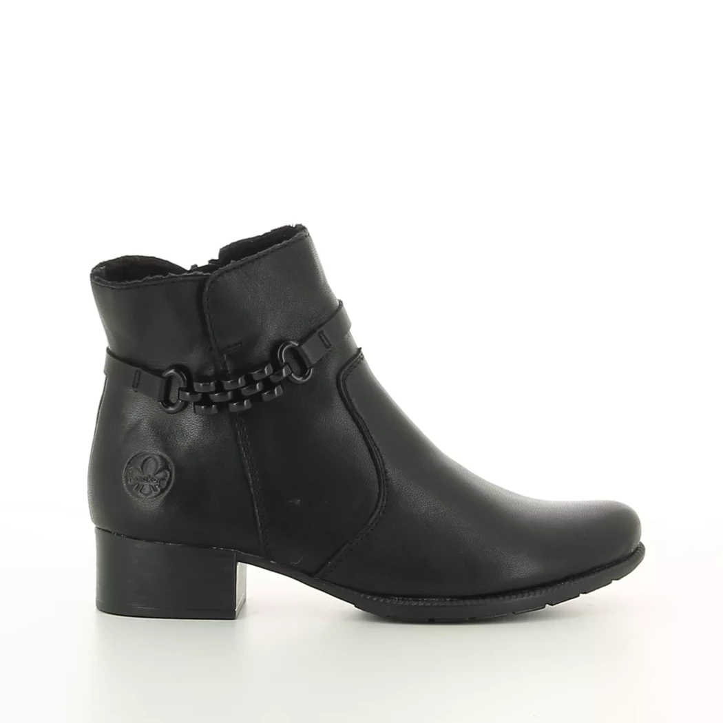 Image (2) de la chaussures Rieker - Boots Noir en Cuir