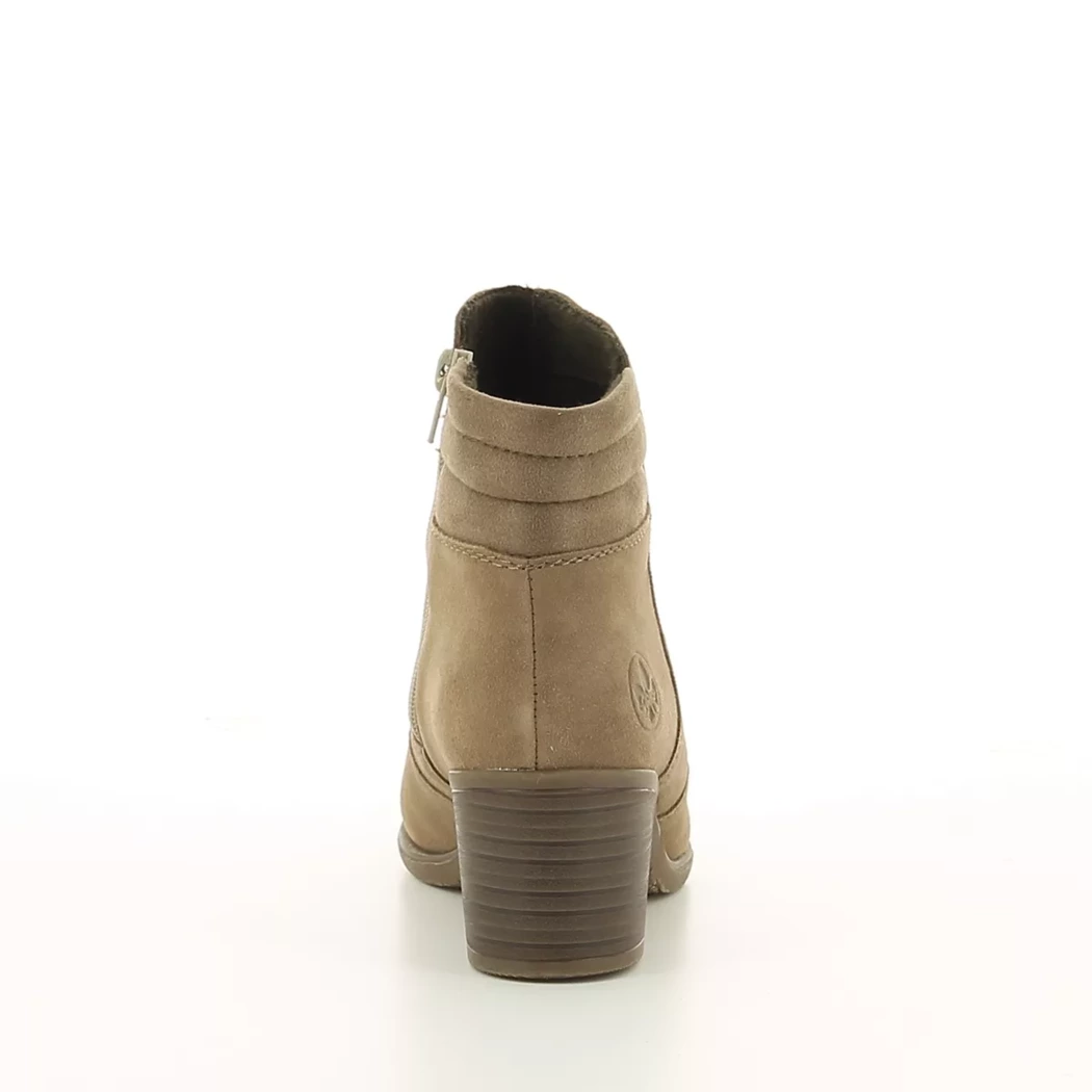 Image (3) de la chaussures Rieker - Boots Taupe en Cuir nubuck