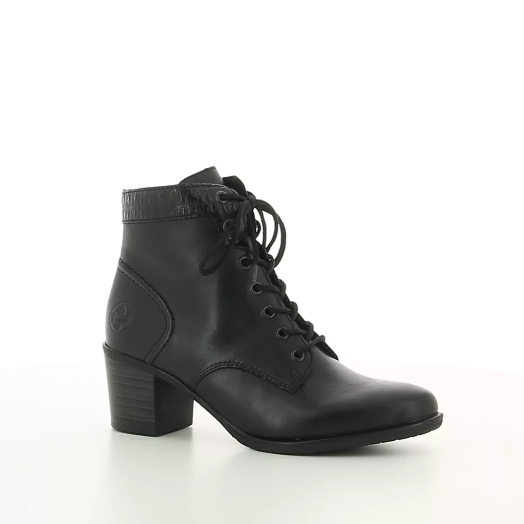 Image (1) de la chaussures Rieker - Bottines Noir en Cuir synthétique
