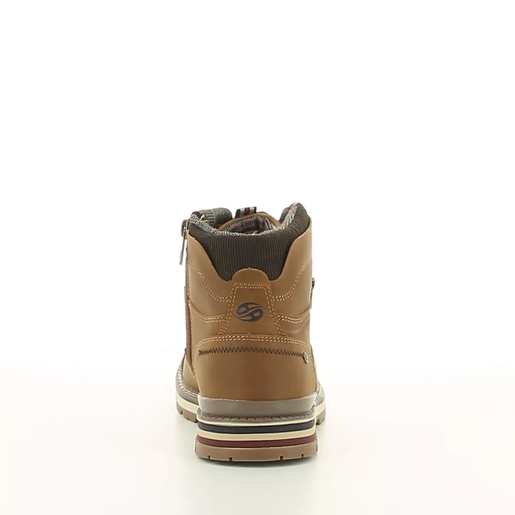 Image (3) de la chaussures Dockers - Bottines Cuir naturel / Cognac en Cuir synthétique