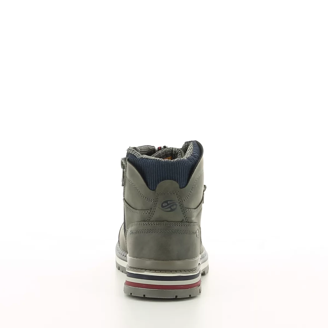 Image (3) de la chaussures Dockers - Bottines Gris en Cuir synthétique