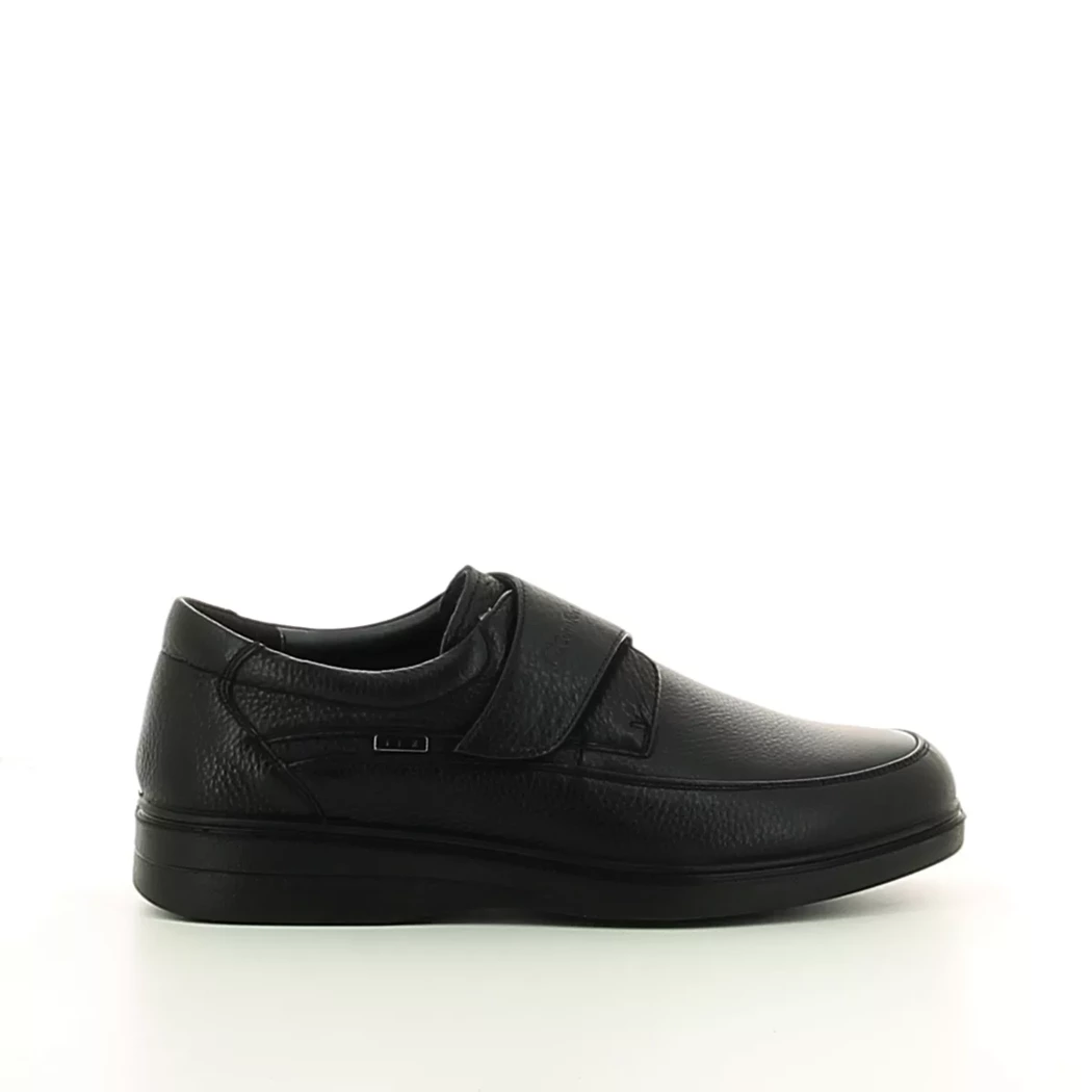 Image (2) de la chaussures G Comfort - Chaussures à velcro Noir en Cuir