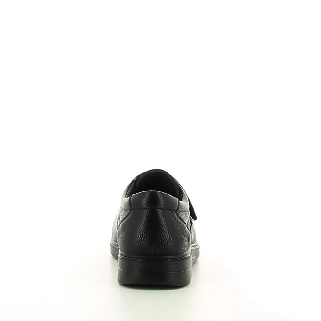 Image (3) de la chaussures G Comfort - Chaussures à velcro Noir en Cuir