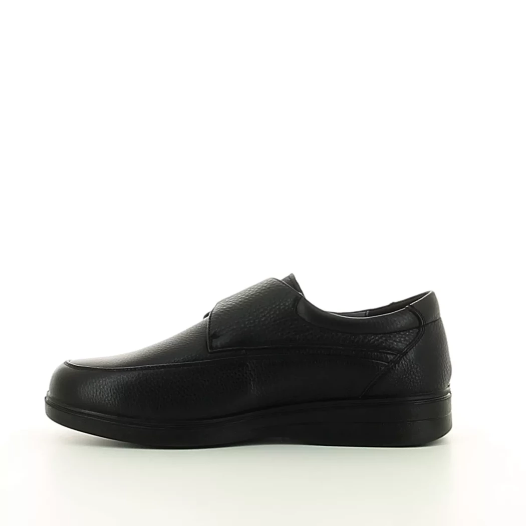 Image (4) de la chaussures G Comfort - Chaussures à velcro Noir en Cuir