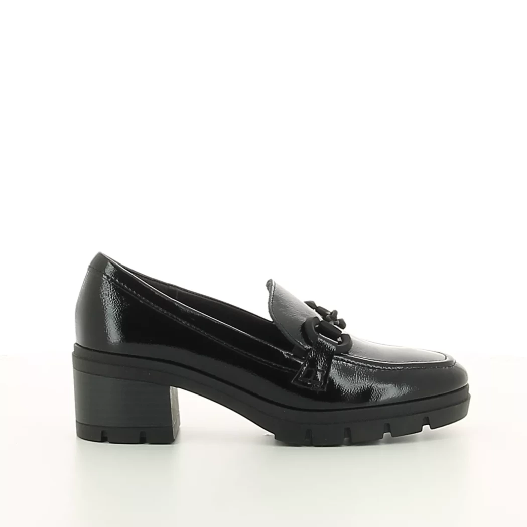 Image (2) de la chaussures Gabor - Mocassins Noir en Cuir vernis