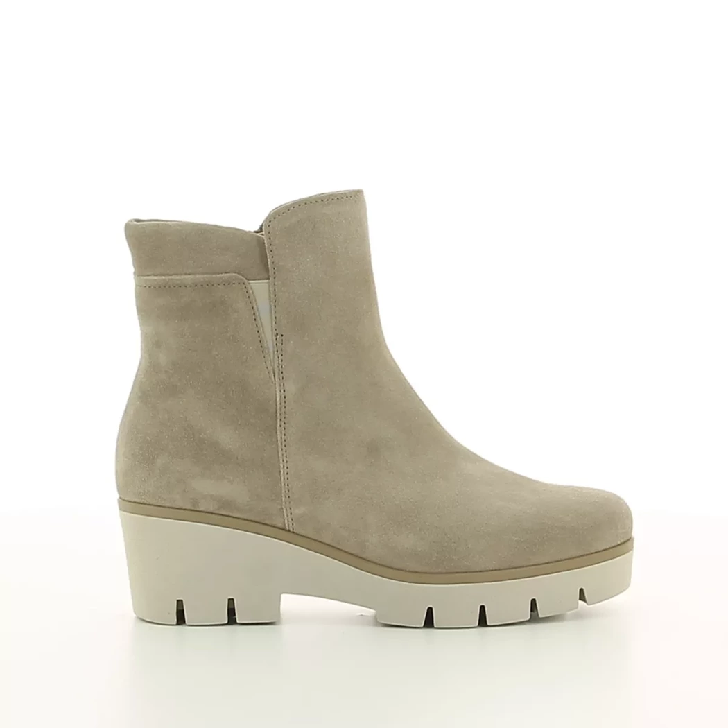 Image (2) de la chaussures Gabor - Boots Taupe en Cuir nubuck