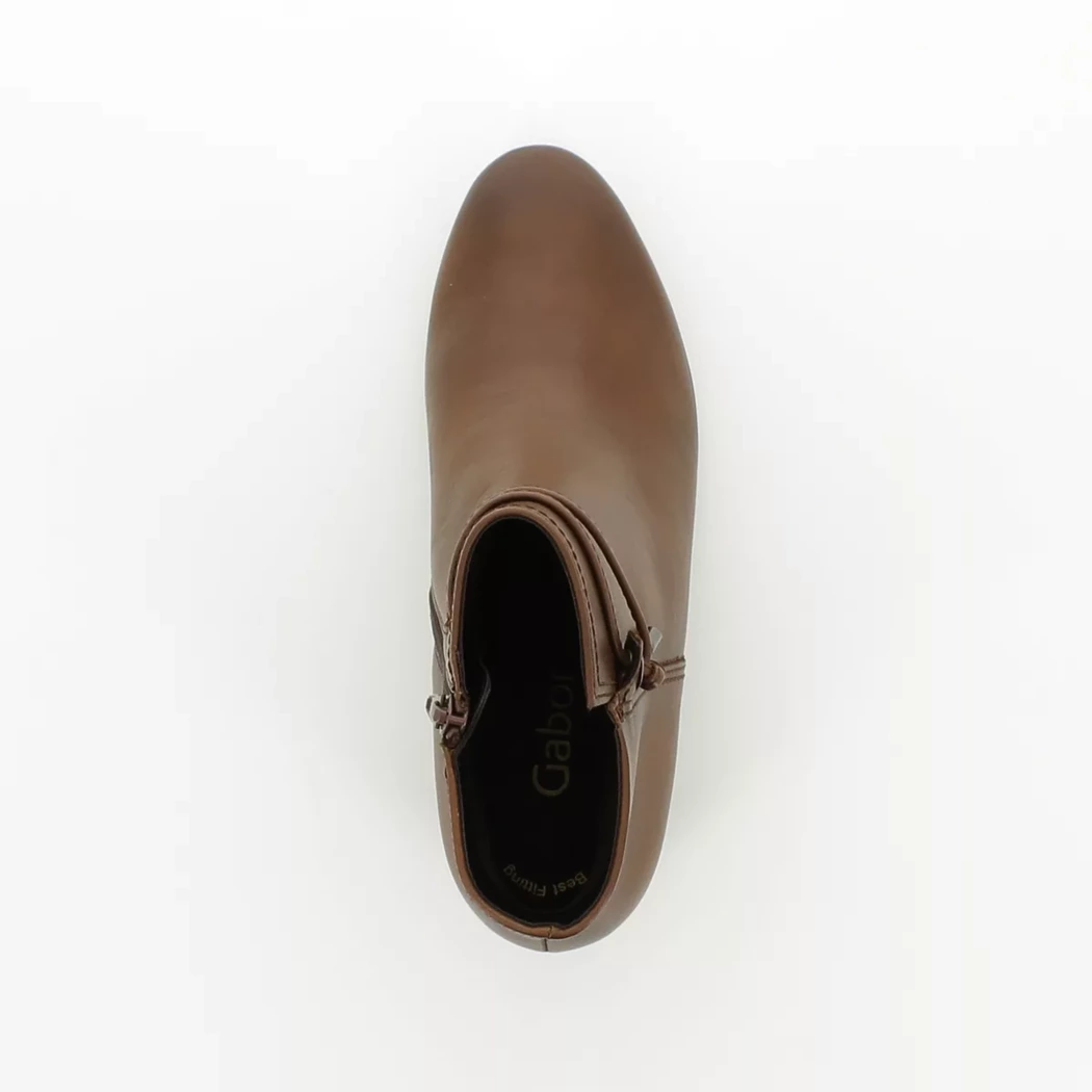 Image (6) de la chaussures Gabor - Boots Cuir naturel / Cognac en Cuir