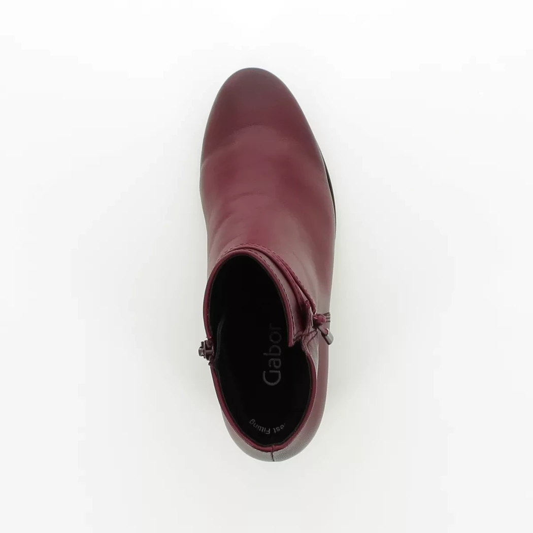 Image (6) de la chaussures Gabor - Boots Bordeaux en Cuir