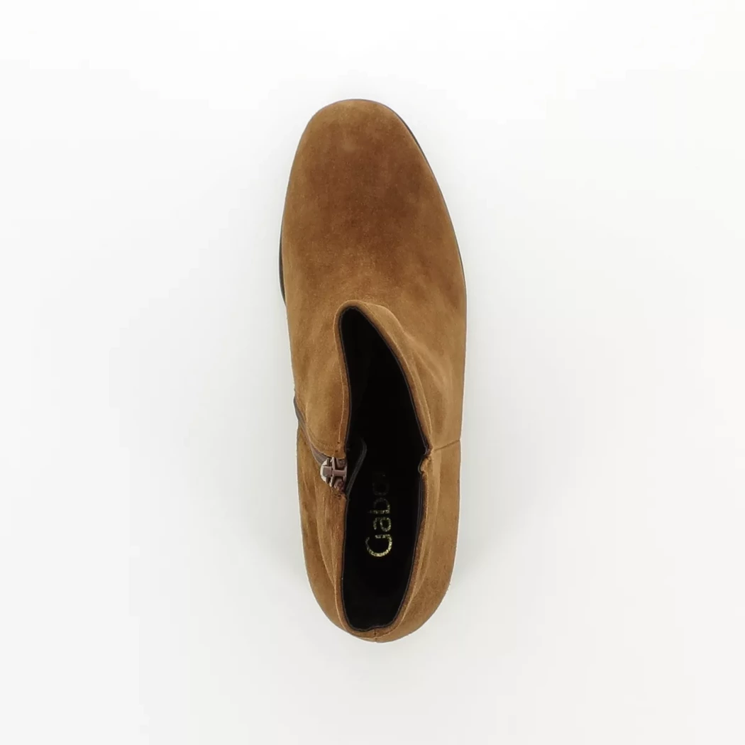 Image (6) de la chaussures Gabor - Boots Cuir naturel / Cognac en Cuir nubuck