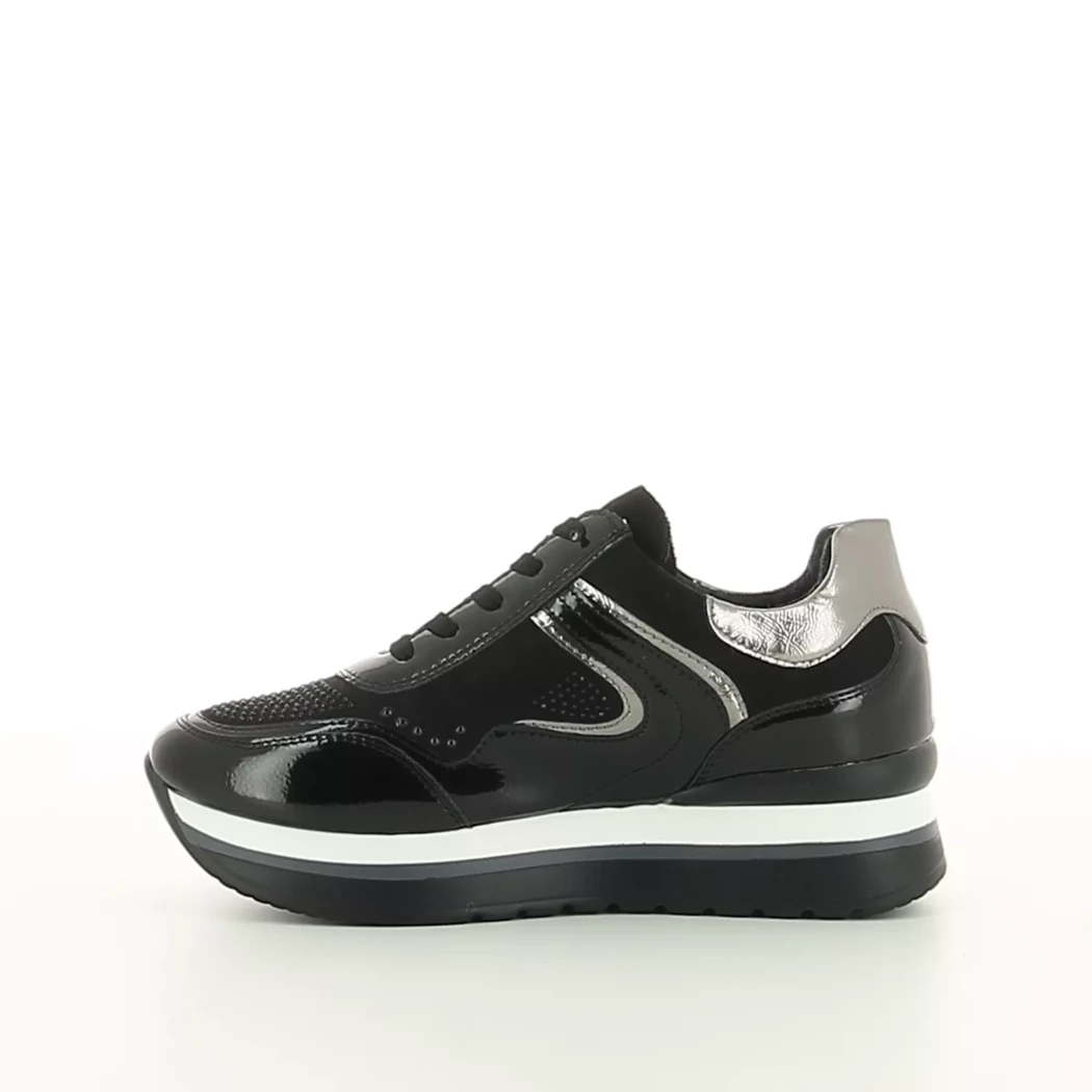 Image (4) de la chaussures Double Heart - Baskets Noir en Cuir synthétique