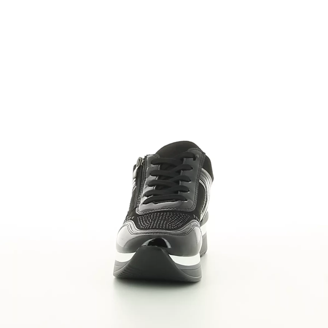 Image (5) de la chaussures Double Heart - Baskets Noir en Cuir synthétique