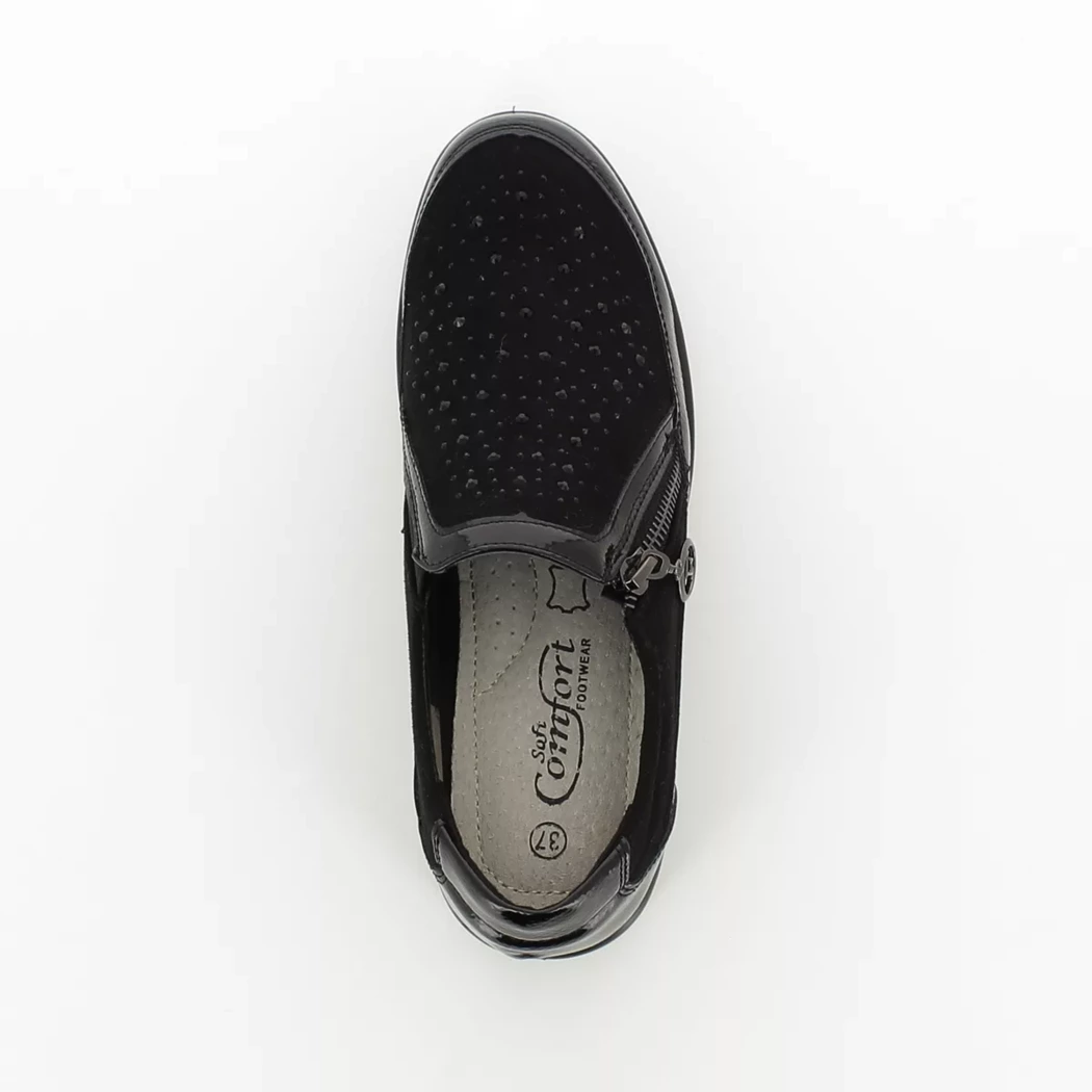 Image (6) de la chaussures Soft Comfort - Mocassins Noir en Multi-Matières