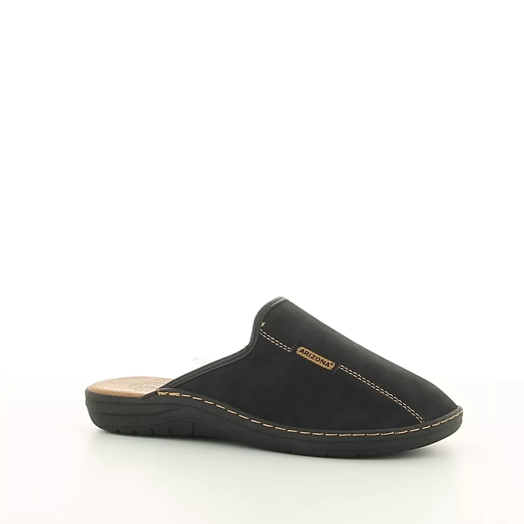 Image (1) de la chaussures Arizona - Pantoufles et Chaussons Noir en Cuir nubuck