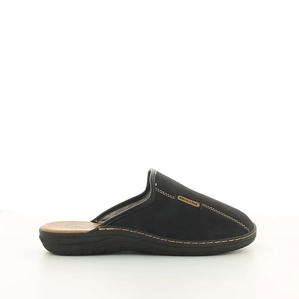 Image (2) de la chaussures Arizona - Pantoufles et Chaussons Noir en Cuir nubuck
