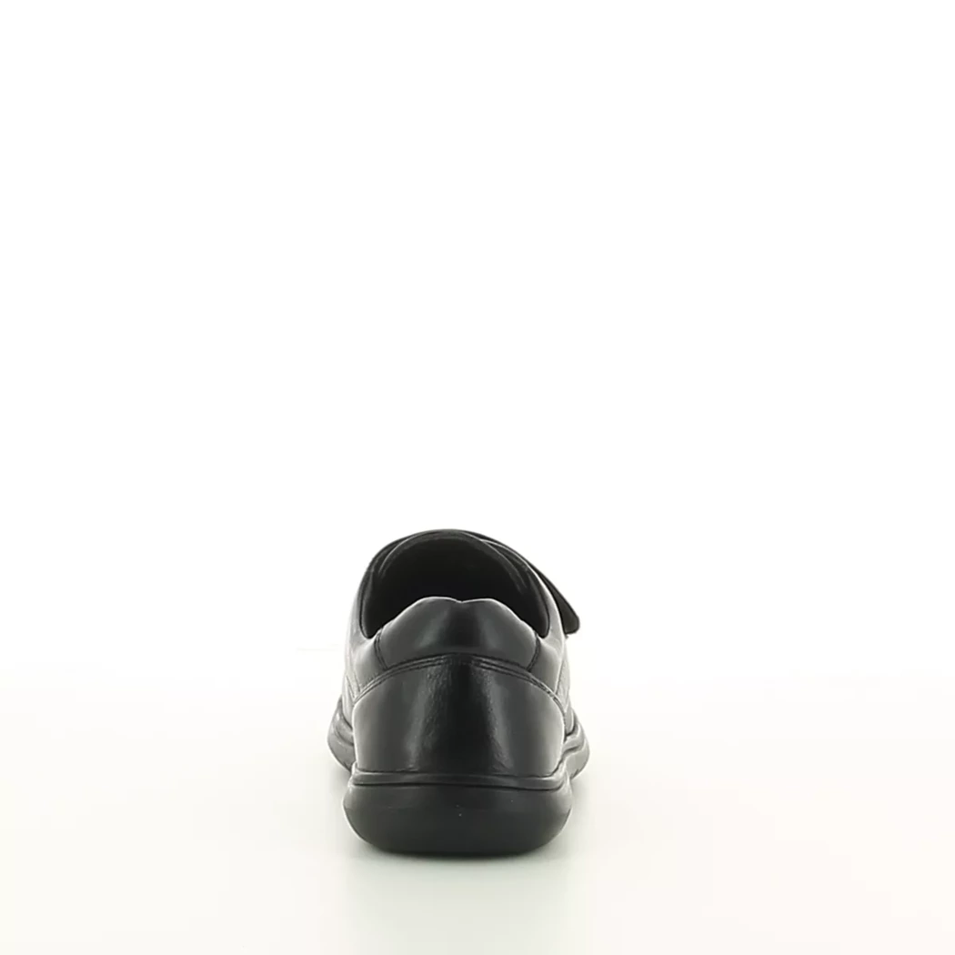 Image (3) de la chaussures Comfort Plus - Chaussures à velcro Noir en Cuir