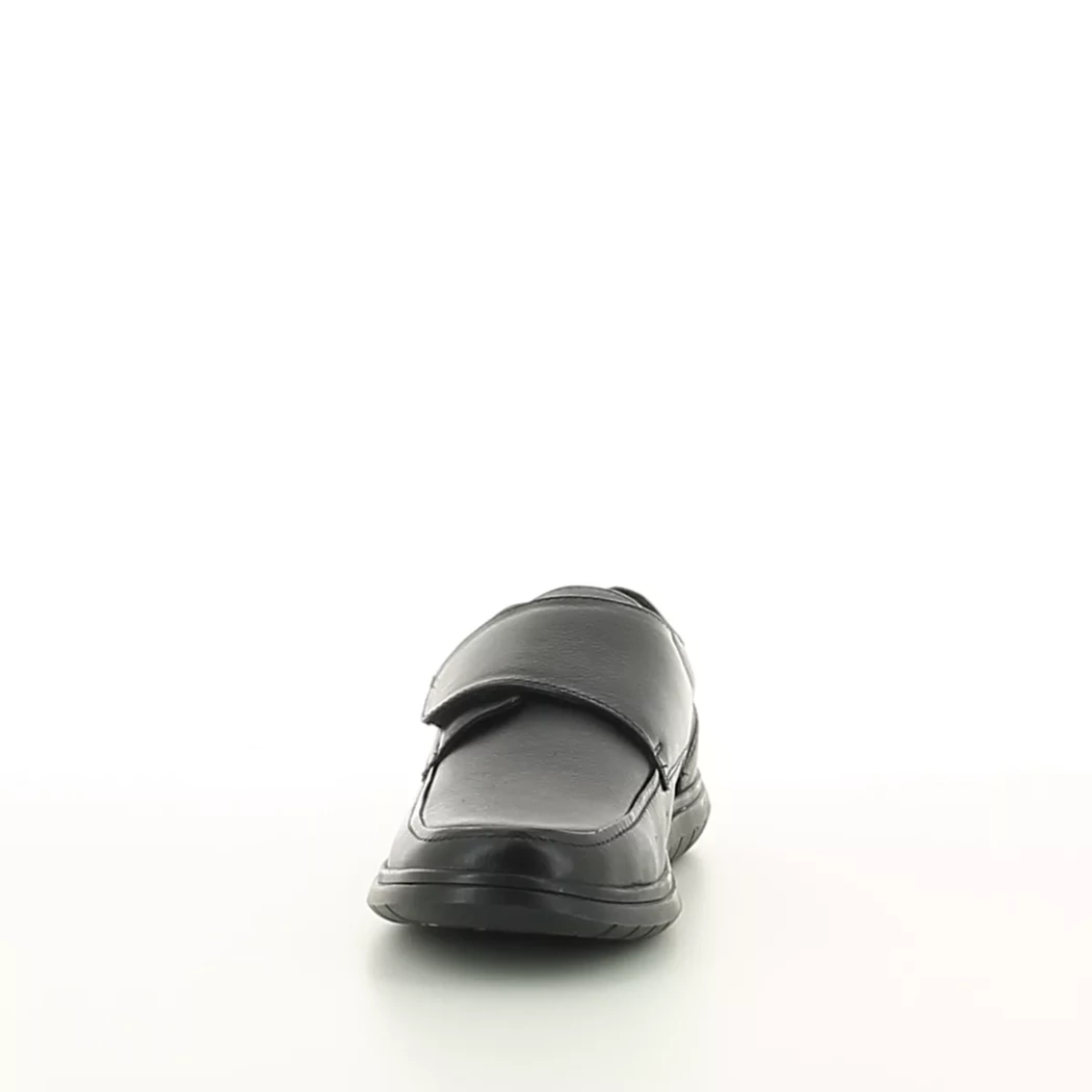 Image (5) de la chaussures Comfort Plus - Chaussures à velcro Noir en Cuir