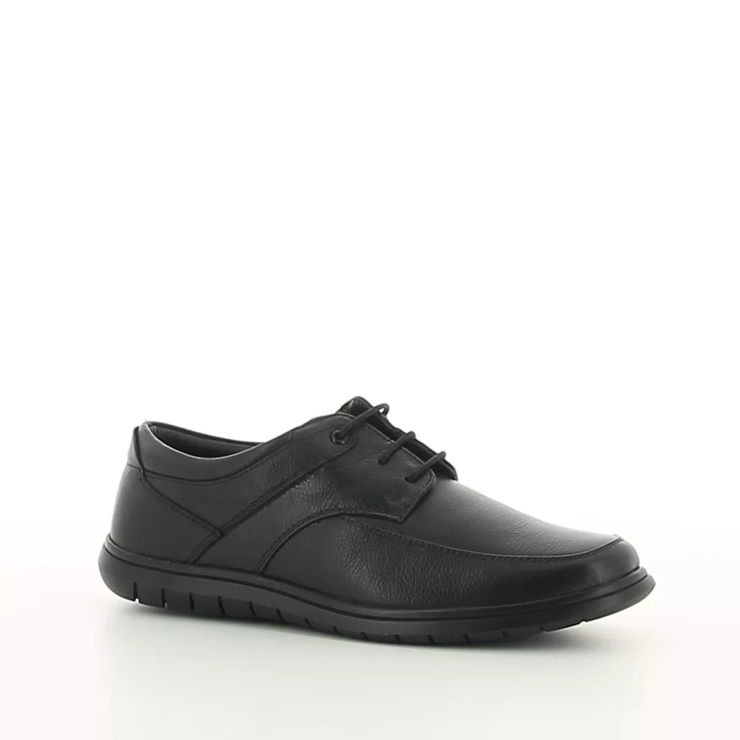 Image (1) de la chaussures Comfort Plus - Chaussures à lacets Noir en Cuir