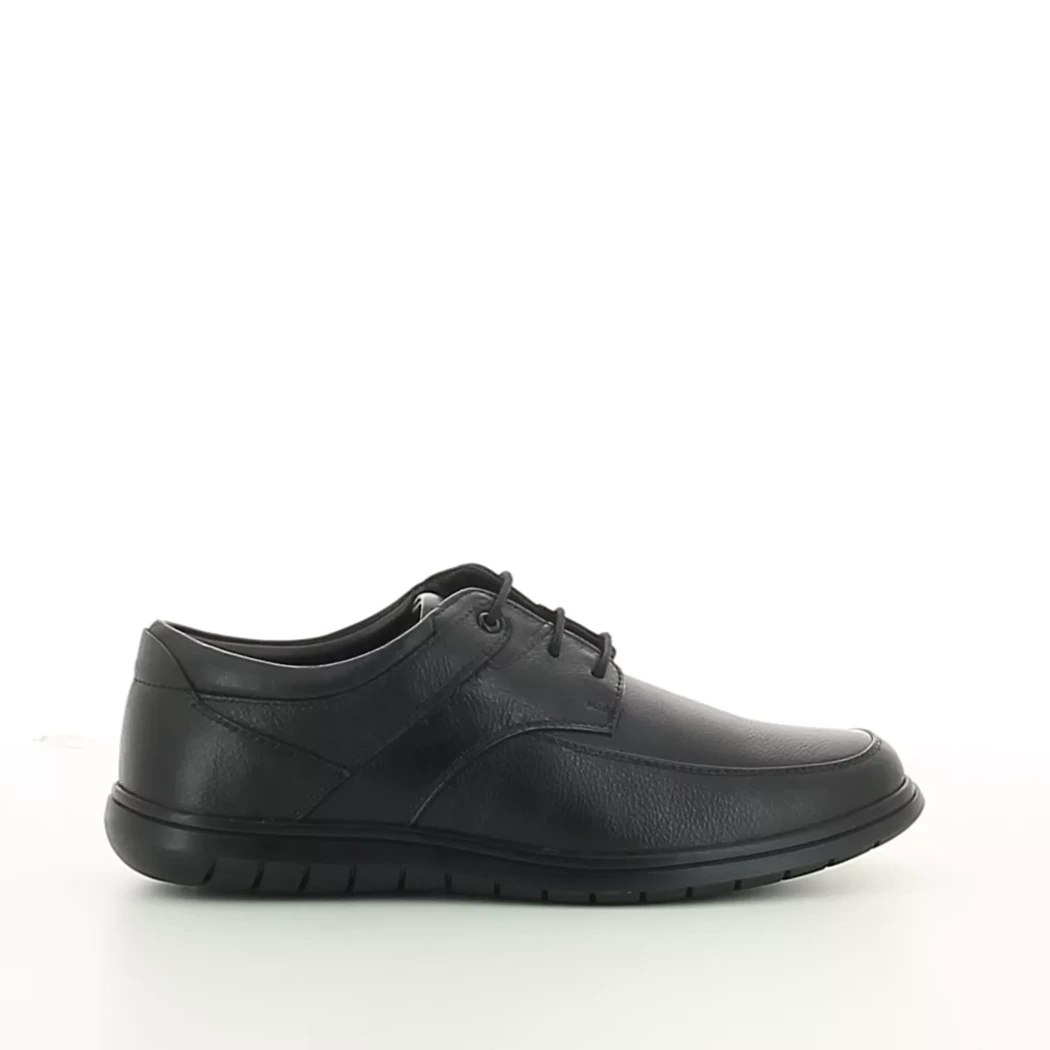 Image (2) de la chaussures Comfort Plus - Chaussures à lacets Noir en Cuir