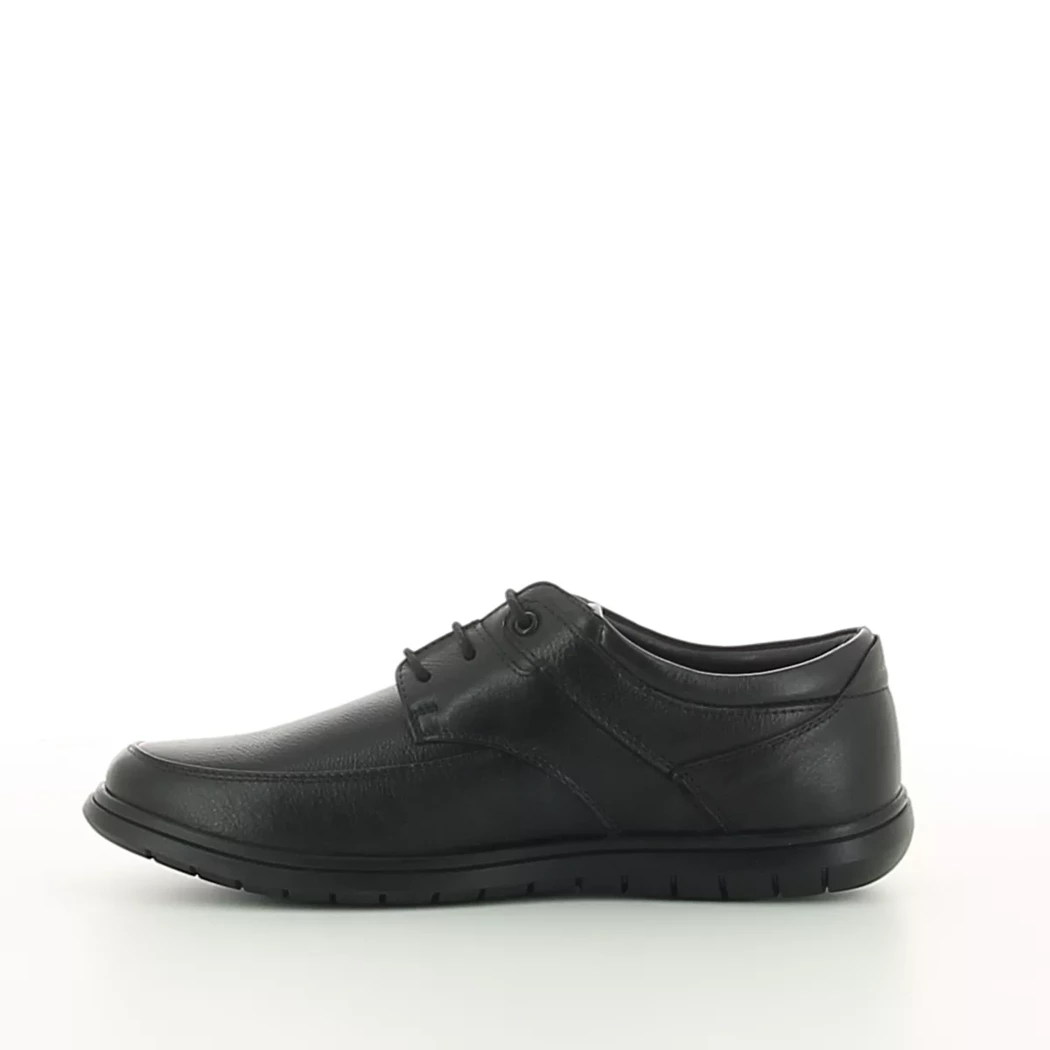 Image (4) de la chaussures Comfort Plus - Chaussures à lacets Noir en Cuir